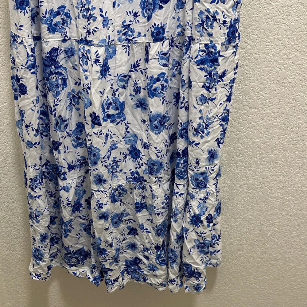 Baltic Born White and Blue Floral Dress - Picture 7 of 12
